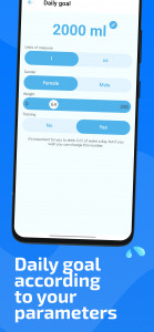 اسکرین شات برنامه My Water: Daily Drink Tracker 5