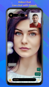 اسکرین شات 2 برنامه Random Video Chat - Strangers
