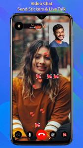 اسکرین شات 3 برنامه Random Video Chat - Strangers