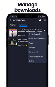 اسکرین شات برنامه All Video Downloader 5