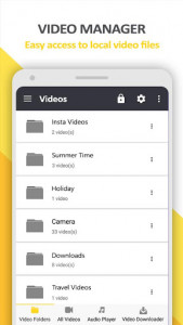اسکرین شات برنامه Mp4 Video Downloader - Video locker 4