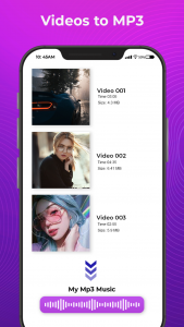 اسکرین شات 4 برنامه Video to MP3 Converter & Trim
