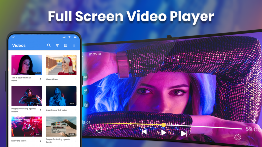 اسکرین شات برنامه Video Player - Media Player 1