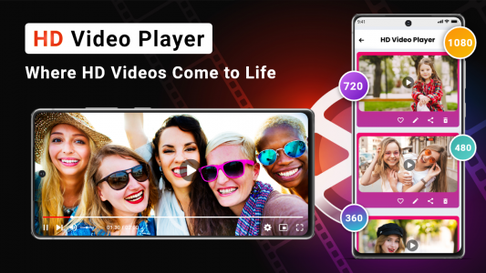 اسکرین شات برنامه Video player hd all format 1