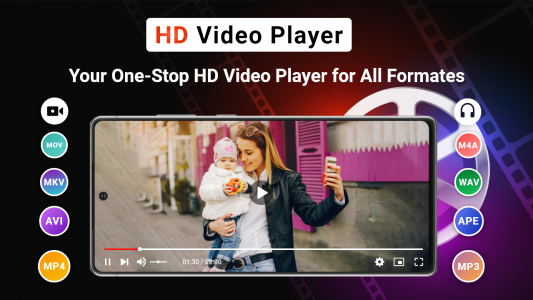 اسکرین شات برنامه Video player hd all format 2