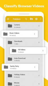 اسکرین شات برنامه HD Video Downloader - Video Player 6