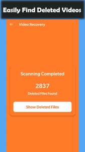 اسکرین شات برنامه Deleted Video Recovery 2
