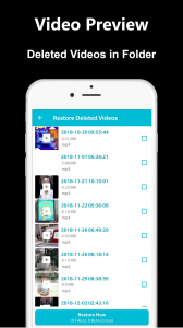 اسکرین شات برنامه Deleted Video Recovery 4