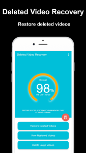 اسکرین شات 1 برنامه Deleted Video Recovery
