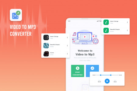 اسکرین شات 1 برنامه Video to MP3 & Ringtone Maker