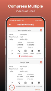 اسکرین شات 8 برنامه Compress Video Size Compressor