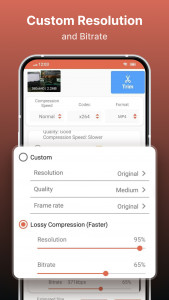اسکرین شات 4 برنامه Compress Video Size Compressor