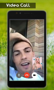 اسکرین شات برنامه Fake C Ronaldo Video Call – Prank 2