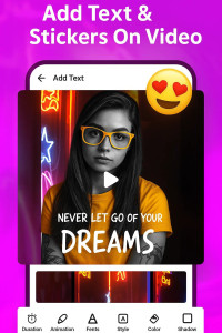 اسکرین شات 4 برنامه Photo Video Maker With Music