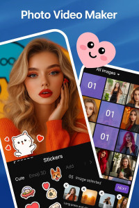 اسکرین شات 1 برنامه Photo Video Maker With Music