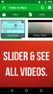 اسکرین شات برنامه Video to MP3 Converter, RINGTONE Maker, MP3 Cutter 2