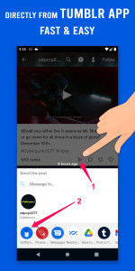 اسکرین شات 1 برنامه Video Downloader for Tumblr