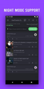 اسکرین شات 4 برنامه Video Downloader for Twitch