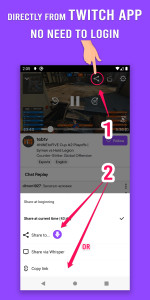 اسکرین شات 1 برنامه Video Downloader for Twitch