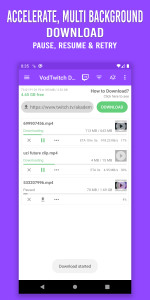 اسکرین شات 3 برنامه Video Downloader for Twitch