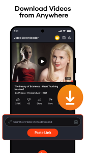 اسکرین شات 1 برنامه V Downloader – Download Videos
