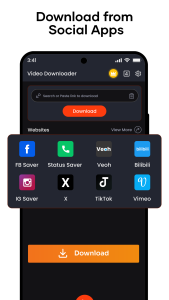 اسکرین شات 6 برنامه V Downloader – Download Videos