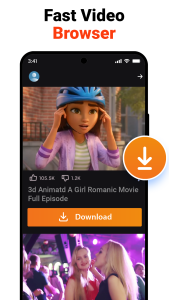 اسکرین شات 4 برنامه Video Downloader・Player