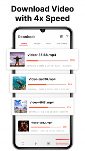 اسکرین شات برنامه V Downloader – Download Videos 3