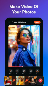 اسکرین شات 1 برنامه Photo Video Maker with Music