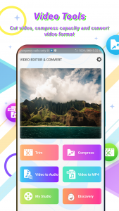 اسکرین شات 1 برنامه Video Edit - Compress, Convert
