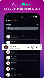 اسکرین شات 5 برنامه Video Player- HD Media Player