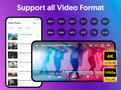 اسکرین شات برنامه Video Player All Format 1