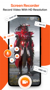اسکرین شات 4 برنامه Screen recorder video recorder