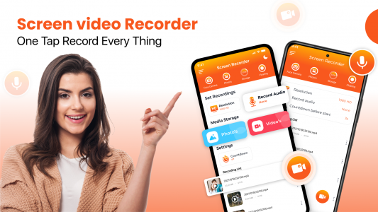 اسکرین شات 5 برنامه Screen recorder video recorder