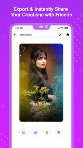 اسکرین شات 5 برنامه Vido : Video Status Maker