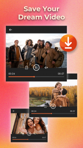 اسکرین شات 1 برنامه Vids: Video Player & Saver