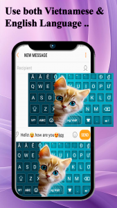 اسکرین شات 2 برنامه Vietnamese keyboard 2024