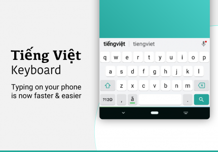 اسکرین شات 1 برنامه Vietnamese Keyboard