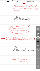اسکرین شات 1 برنامه INKredible-Handwriting Note
