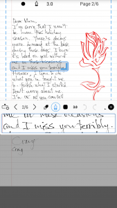 اسکرین شات برنامه INKredible-Handwriting Note 3