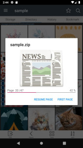 اسکرین شات 6 برنامه ComicScreen - PDF, ComicReader