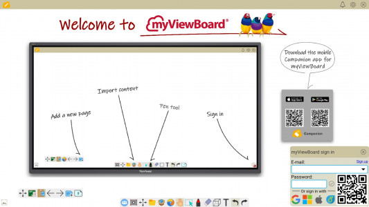 اسکرین شات برنامه myViewBoard Whiteboard 1