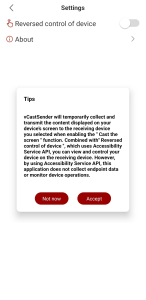 اسکرین شات 6 برنامه vCastSender