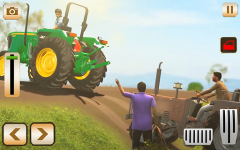 اسکرین شات بازی Tractor Farming Simulator:Village Games 1
