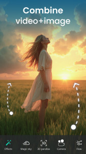 اسکرین شات 2 برنامه VIMAGE 3D Live Photo Animation