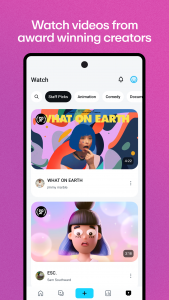 اسکرین شات 1 برنامه Vimeo