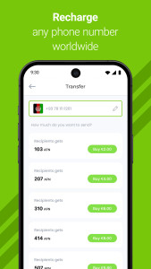 اسکرین شات 3 برنامه ViMo – Send Airtime Worldwide