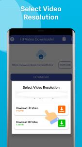 اسکرین شات برنامه FbVid - Download Video From Facebook 3
