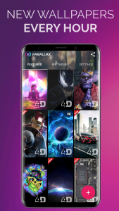 اسکرین شات برنامه 4D Parallax Wallpaper 3D HD 4K 8