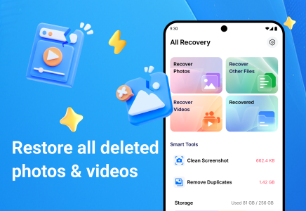 اسکرین شات 1 برنامه All Recovery Photos & Videos